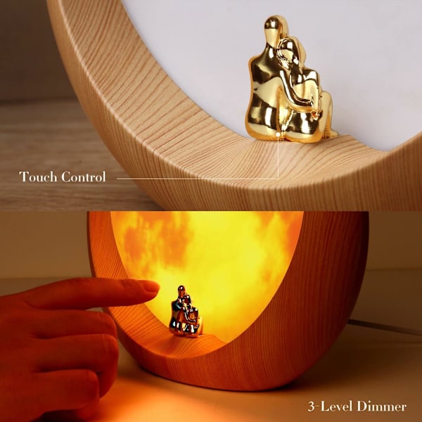 Moon Ambient Light DIY Jubilæums Bryllup Valentinsdag Gaveideer Kunst Dekor