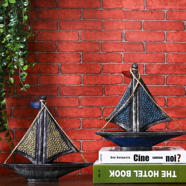 Purjevenemalli Nautical Decor for Home Creative Anchor Rudder