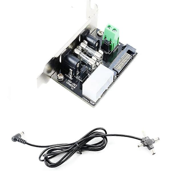 Adapterkort Desktop Computer Pc Strømforsyning Chassis Overførsel Sata Strømforsyningsmodul Kort 12v 5v Dc Baffle