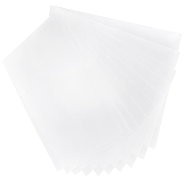 Krympplastark Kit 10st Vit, DIY Krympbar Film för Barn, Målningsbart Papper