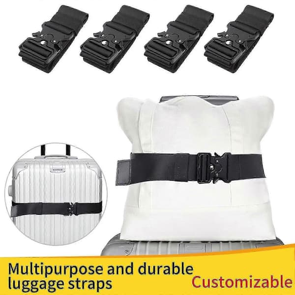 Resebälte för bagage - Stilrent justerbart \"Add A Bag\"-bagagerem för handbagage