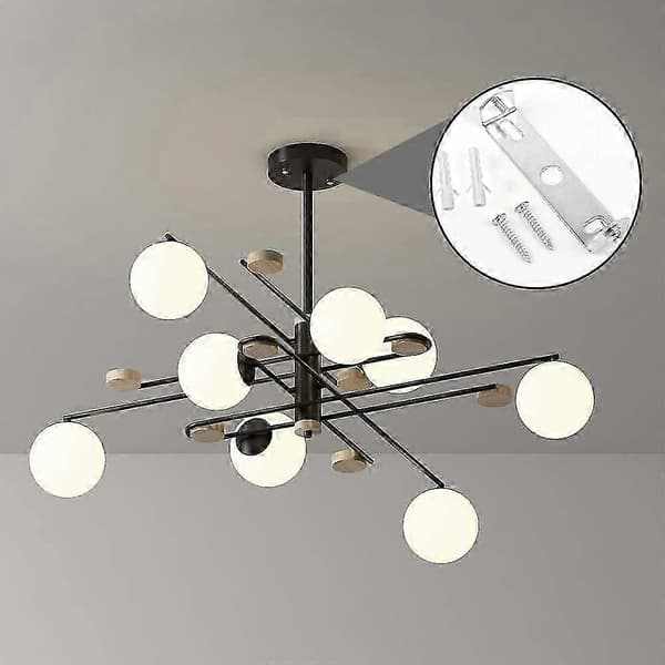 4-pack Taklampa Fästplatta 90mm för Monteringsplatta Skyddsbasfäste