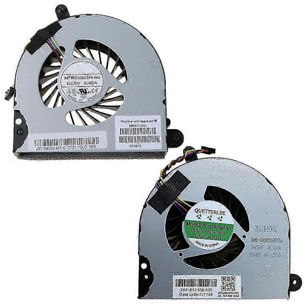 CPU Køleventilator til HP Elitebook 8560p 8570p 8560 8560B Laptop Køleventilator
