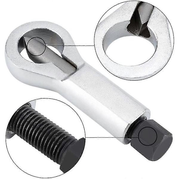 Skadet muttertrekker separator mutterfjerningsverktøy (#1) Sølv 9-12mm