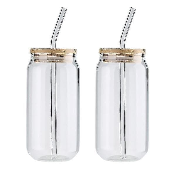 Drikkeglas Jar kop Kold drik Mælkeglas sugerør