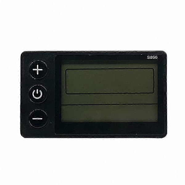 Vandtæt LCD-skærm til elcykler 24V-48V Controller Dashboard S866 Panel