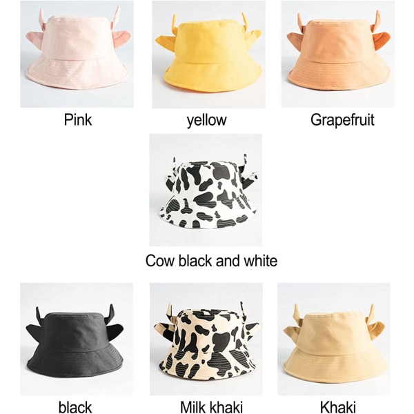 Unisex Ko Print Spand Spand (Sort+hvid ko)