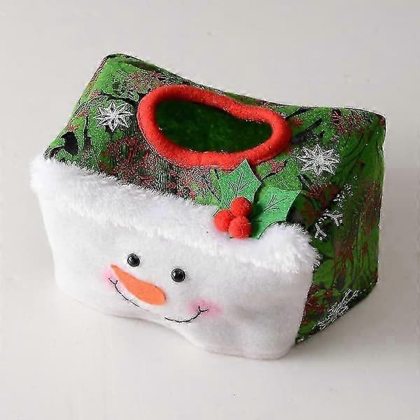 Julepynt, Julepynt Tissue Box Dekorationssett Julestemning Dekorasjon for Julebordforsyning