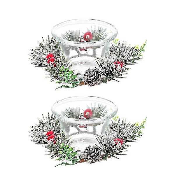 2-pack Jul Ljusstakar