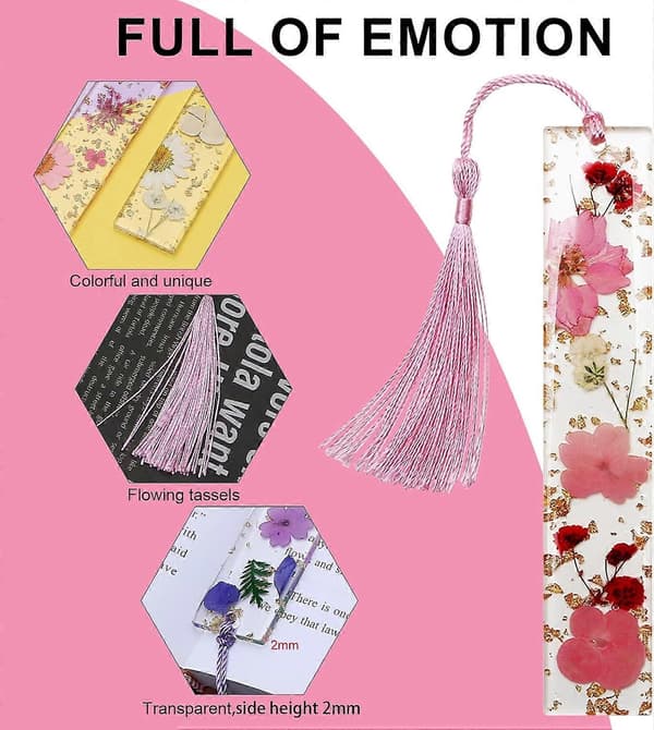 2 Bokmärken, Läsbokmärken för Kvinnor, Hållbart Handgjorda