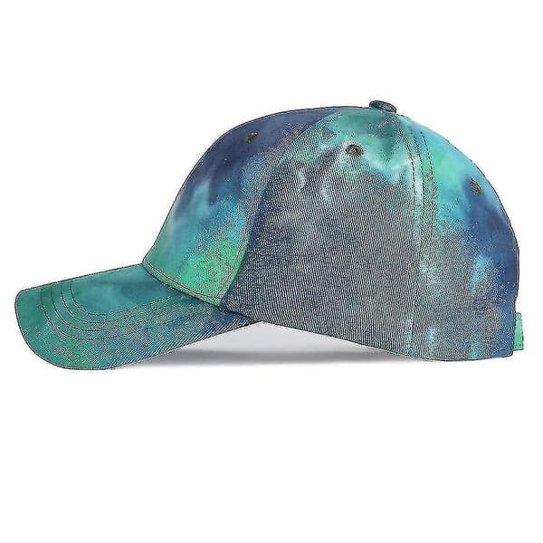 Klassisk baseballkeps, män kvinnor utomhussporter justerbar enfärgad hatt orange