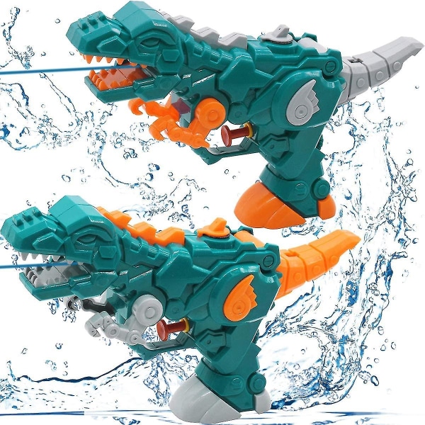 Vattenpistol, set med 2 vattenpistoler för barn Kraftfull vattenstråle (slumpmässig färg)
