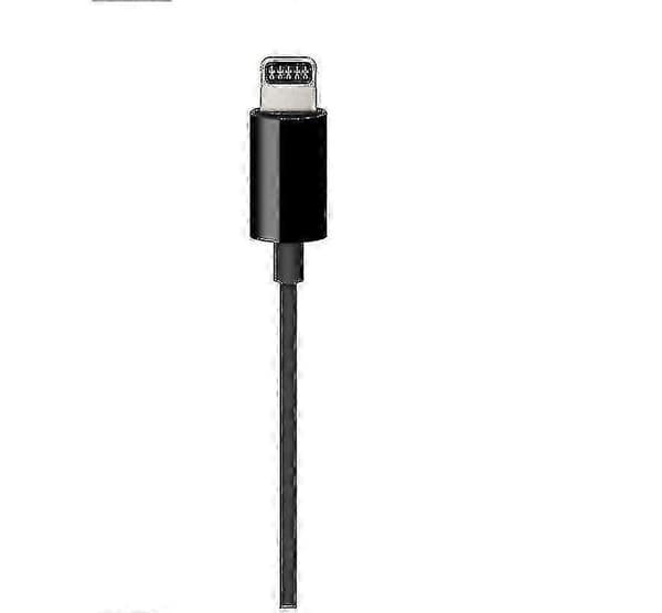 Lightning til 3,5 mm lydkabel for Apple (1,2 m) – svart