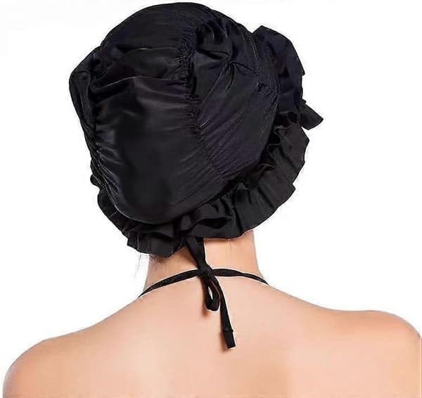 Badehætte til Kvinder Voksen med Flæsekanter - Nylon Badehætte