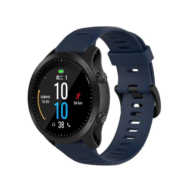1 st Silikon Smart Klockarmband för Garmin Forerunner 945/935/Fenix 5 - Mörkblå
