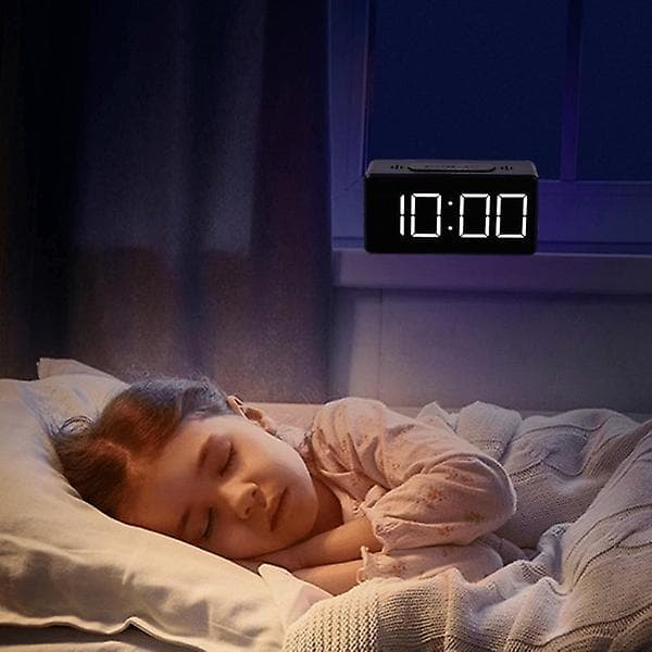 Digital vekkerklokke - Svart Svart