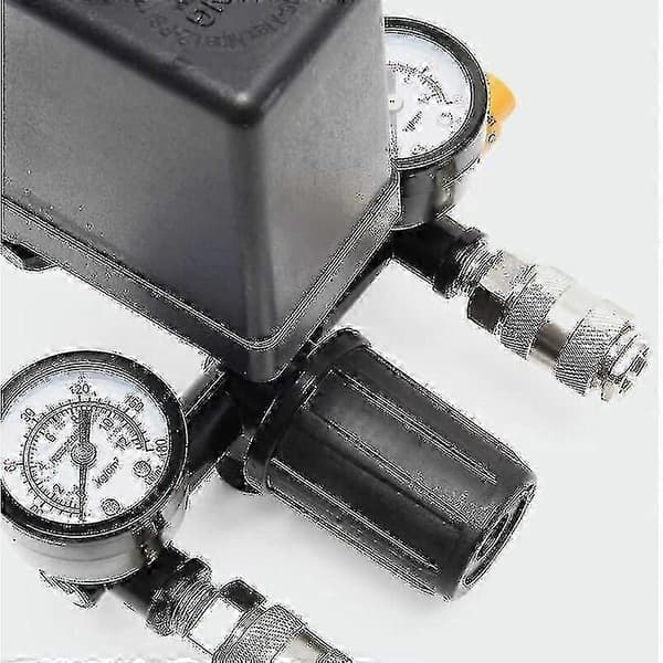 Trykregulator med trykkontakt til kompressor, trykkontakt med 2 displays - Y