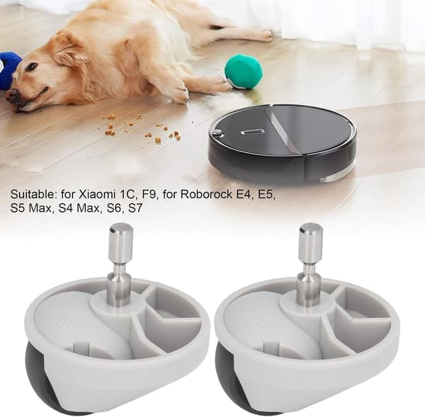 Rulle for forhjul til 1C F9 Roborock E4 E5 S5 Max S4 Max S6 S7 Universalhjul Støvsugermontering Erstatt