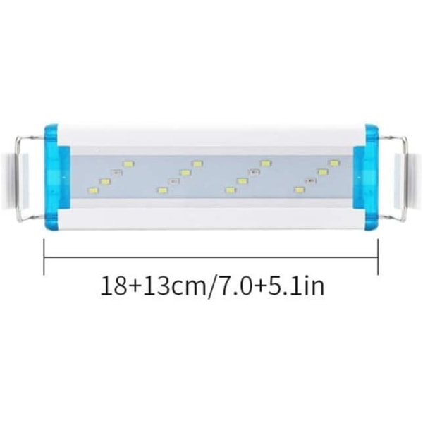 18-58cm Svært tynn akvarie LED-lampe