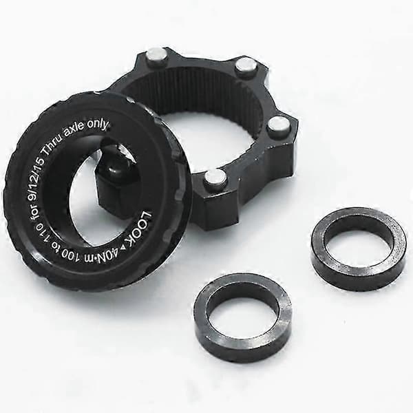 Center Lock Hub Boost Adapter, Center-Lock til 6-Huls, 15X100 til 15X110