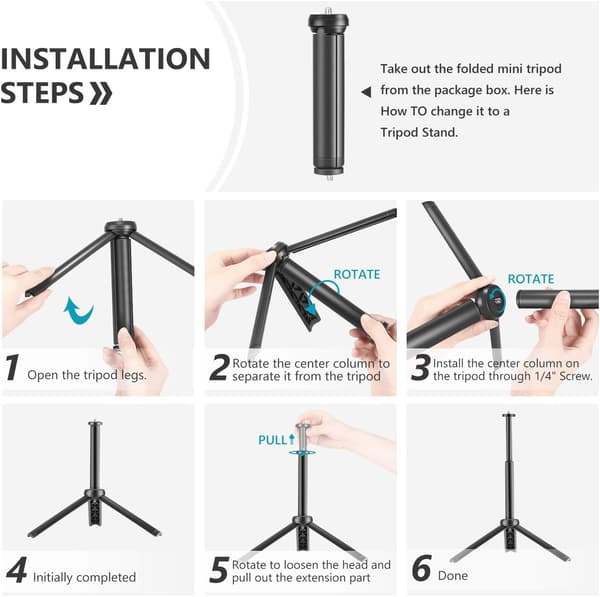 2-pack bärbart fotograferingsbelysningskit dimbar 5600K USB 66