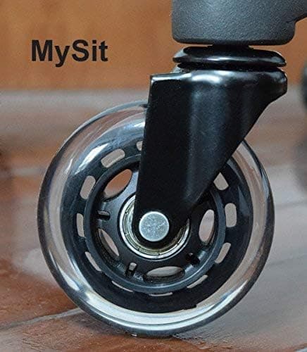 10mm stolshjul för kontorsstolar, skyddar trägolv