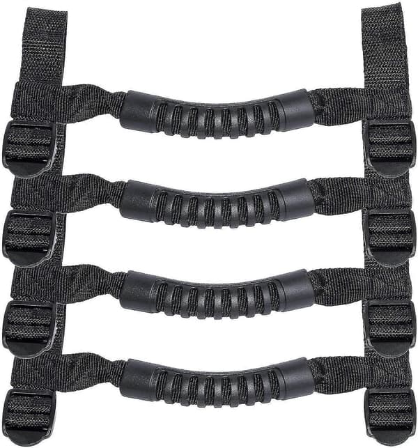 4x Roll Bar Grab Håndtag Gribehåndtag Til Jeep Wrangler Qyroadwolf