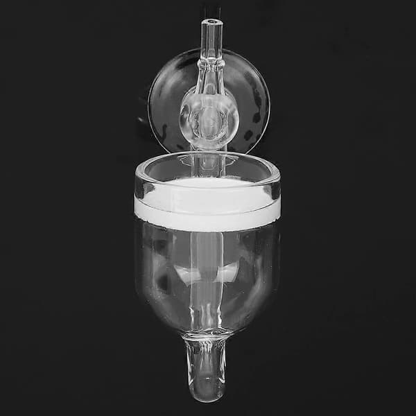 Hög Transparent Stor Rak CO2 Glasraffinaderi Diffuser för Akvarium Vatten Gräs Fisk Tank