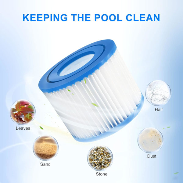 4 kpl kuuma-altaan suodatin, suodatinpatruuna, vaihtosuodatin Best-way suodatinpatruunaan VI, kuuma-altaan suodatinpatruunat L-a-y-Z-Spa Miami 4pcs