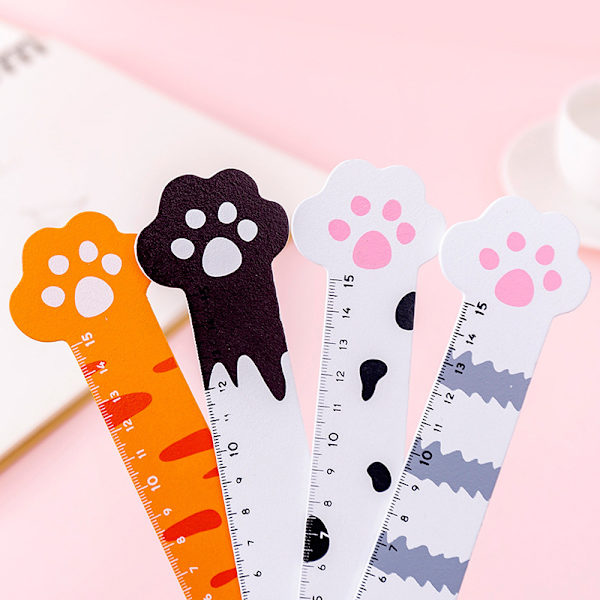 15cm lineal Kids lineal lineal Kids lineal de madera 4pcs