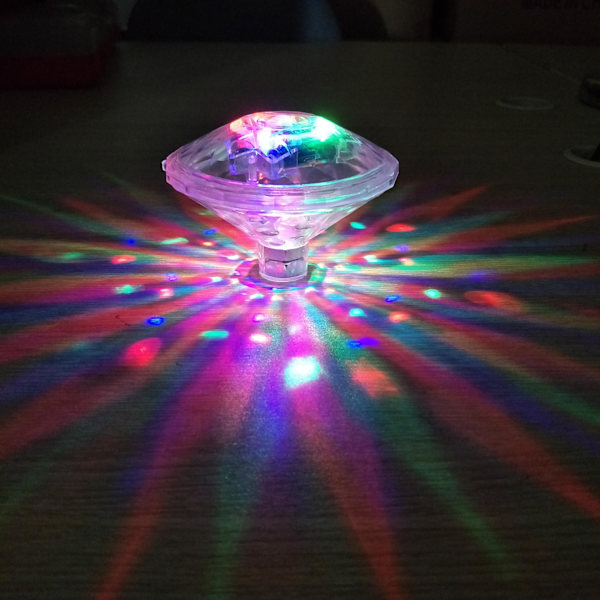 Flytande pool LED-badlampor för bad disco damm simbassäng badleksaker, 7 lägen sorterade färger batteridriven