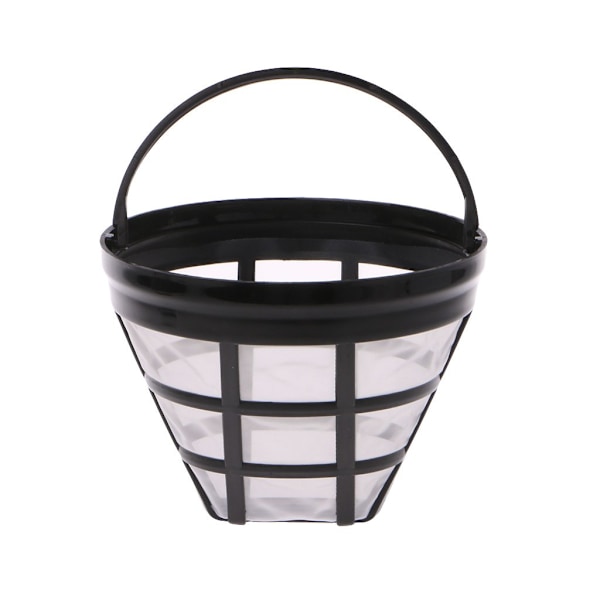 Mesh Sieve, Rustfrit Stål + Nylon Net Udskiftning Kaffe Filter Genanvendelig Genopfyldelig Kurv Stil Brygger Værktøj