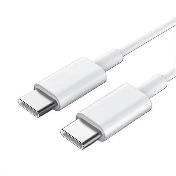 2-pak kompatibel med iPhone 15 / kompatibel med iPhone 16 oplader - USB-C til USB-C kabel