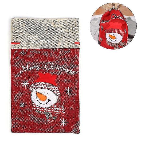 Julklappspåse, Juteväska, Julklappspåse, Presentförpackning För Fyllning Bomullspåsar För Godispresenter