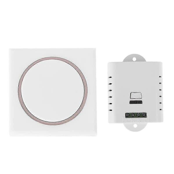Ac85v-250v Enkel Bryter Trådløs Mottaker Kontroller Med Panelkontroll