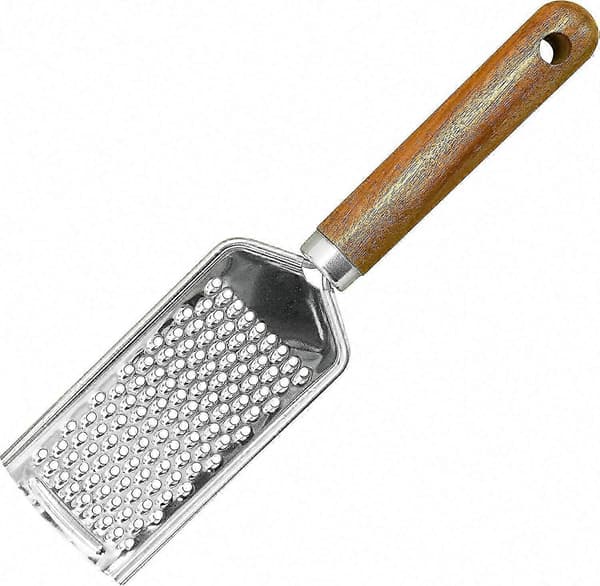 FSC Handrivjärn för Mat - 23,5x6cm Kök Rivjärn i Brun & Silver