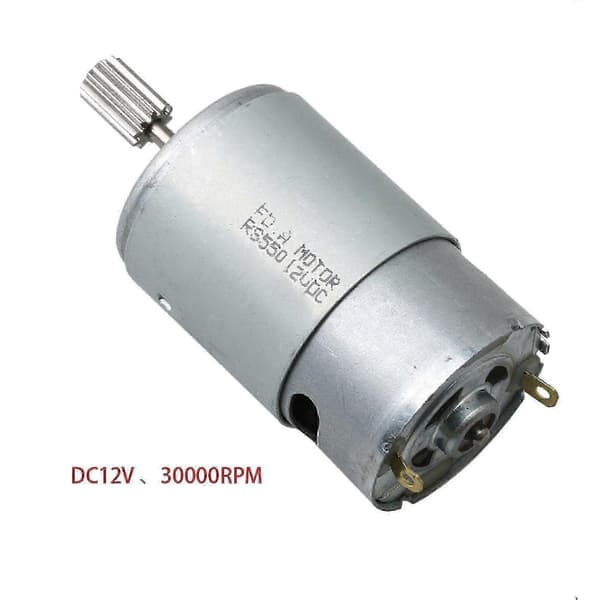 2-pack 12V Högvarvtal Elmotor Växel 10T för Fordonsapplikationer