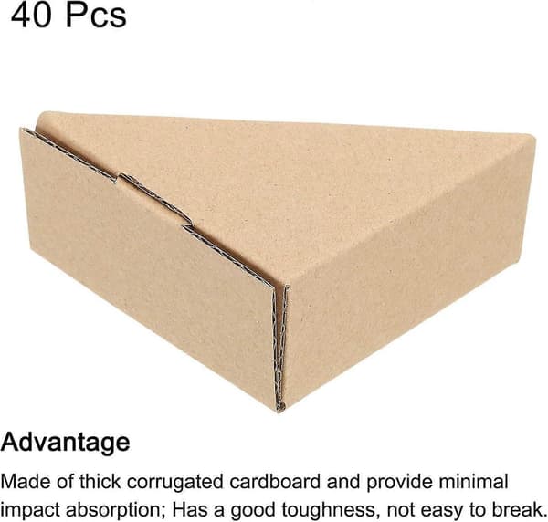 Justerbara hörnskydd i kartong (40-pack)