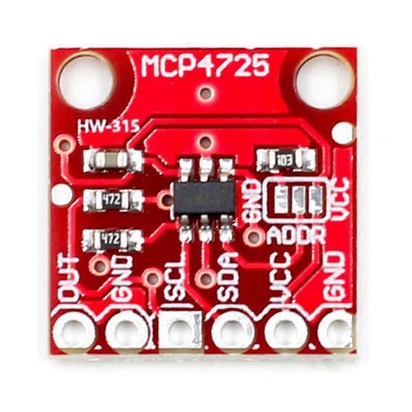 MCP4725 I2C DAC Digital Converter Module Digital til Analog EEPROM Utviklingskort for Arduino