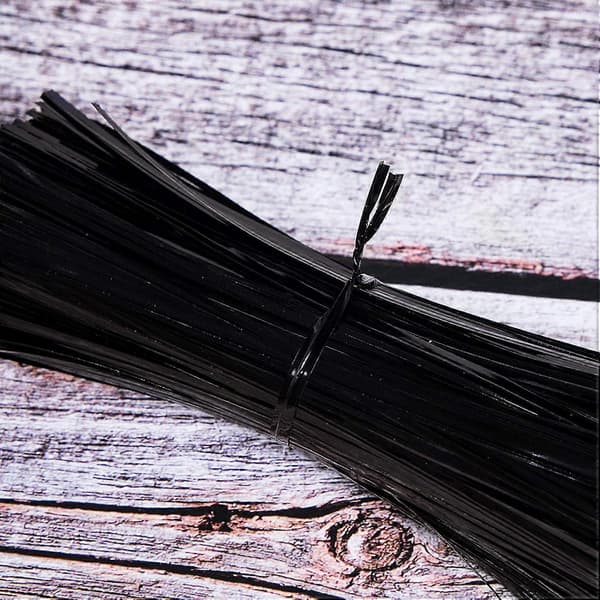 800-pack 15 cm Plast Twist Ties Kabelband