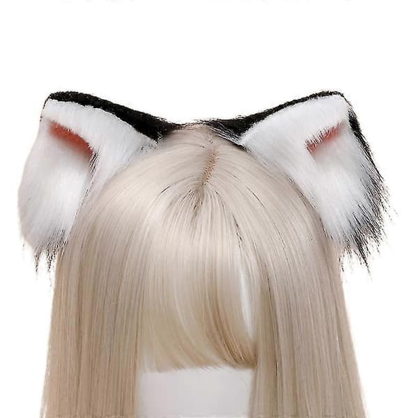 Charmiga hårspännen med fluffiga rävöron