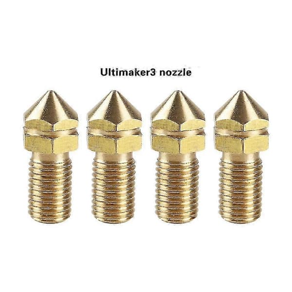 Ultimaker3 3D-printer Erstatt Messingdyse 0,4 mm For Ultimaker 3 Utskrift For