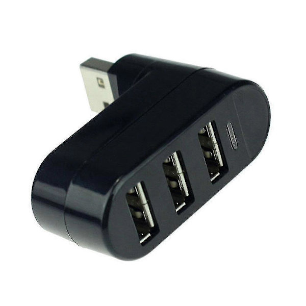 3 Porte Hub Usb 2.0 Mini Roterende Splitter Adapter Til PC Notebook Laptop Jan16 Drop