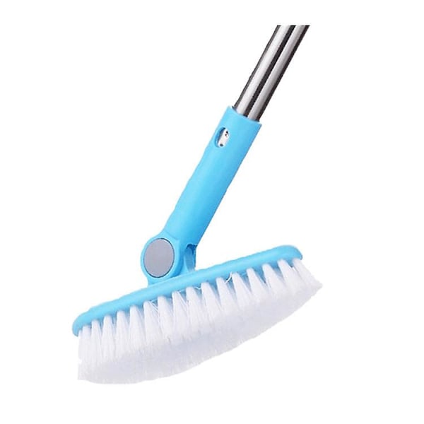 Floor Scrub Brush Bathroom Bathtub Shower Tile Grout Scrubber Rotatable Cleaning Brush