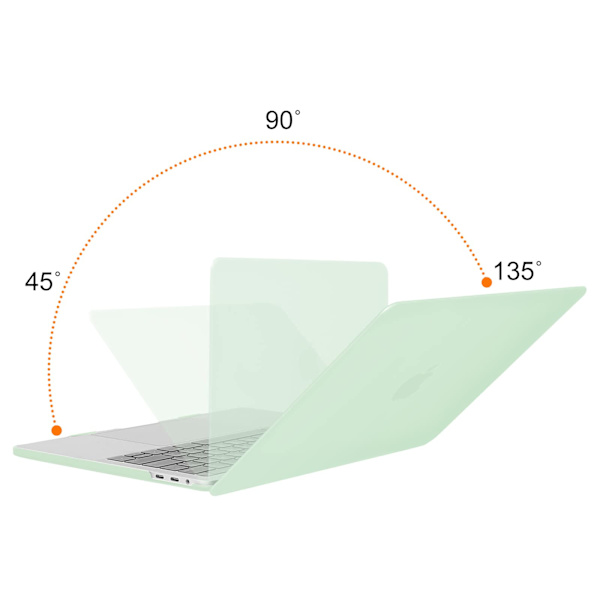 Fodral för MacBook Pro 13 tum A1706 A1708, Grön