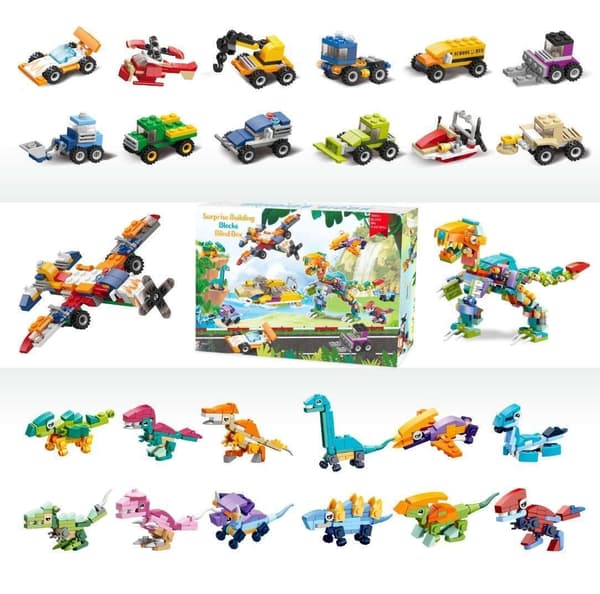 Adventskalender Leksaksbilar & Dinosaurier - Julkalender 2025