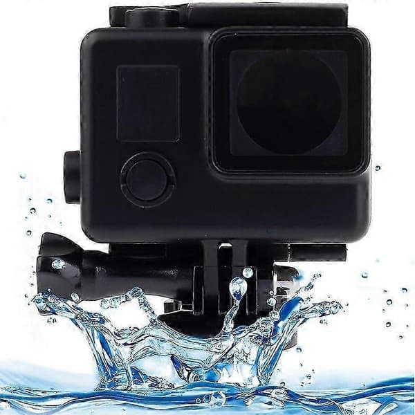 Musta vedenpitävä kotelo GoPro HERO4 /3+:lle