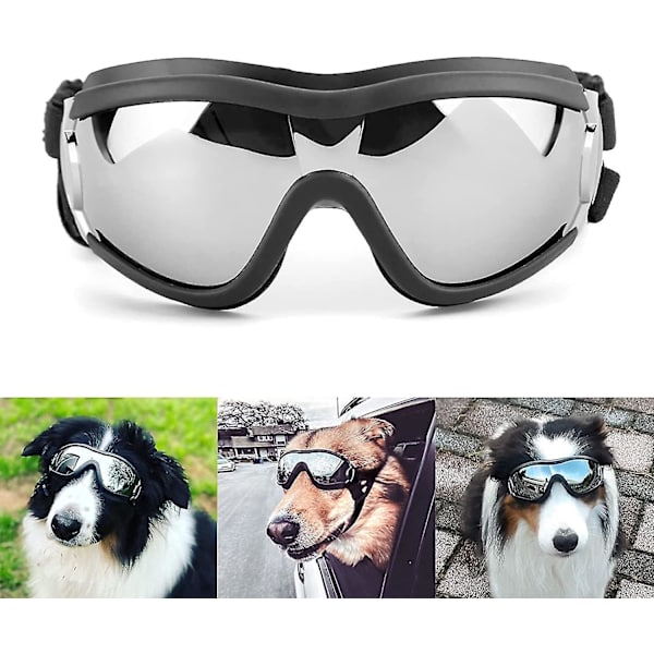 Hunde Goggles UV-beskyttelse Vandtæt Vindtæt Øjenbeskyttelse Til Store Mellemstore Hunde