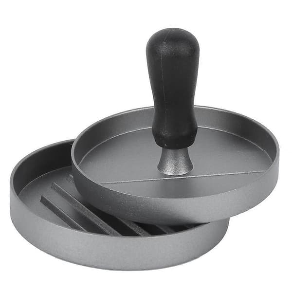 Hamburgerpress av aluminiumlegering, non-stick, form för köksredskap