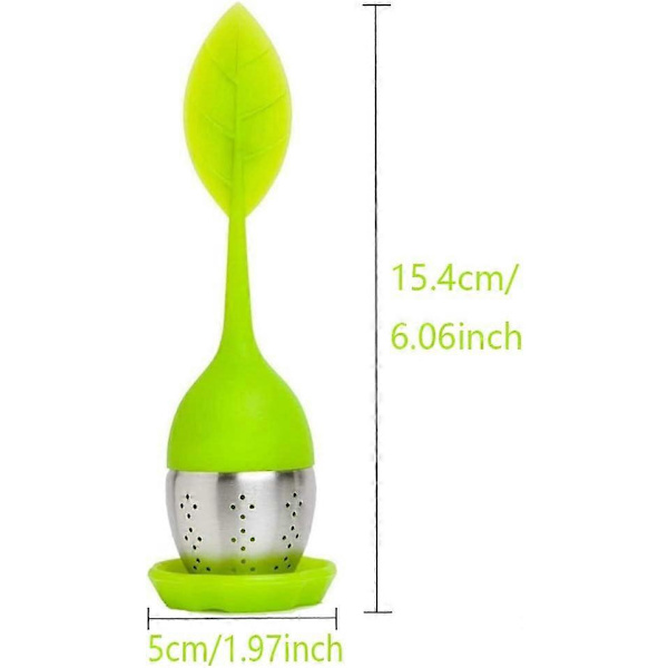 2-delt te-infuser med silikonhåndtak